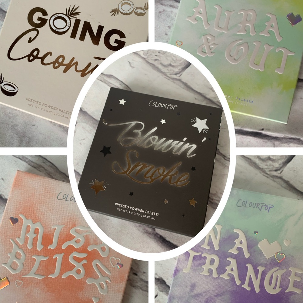 Bundle: 5 Colourpop Palettes BNIB